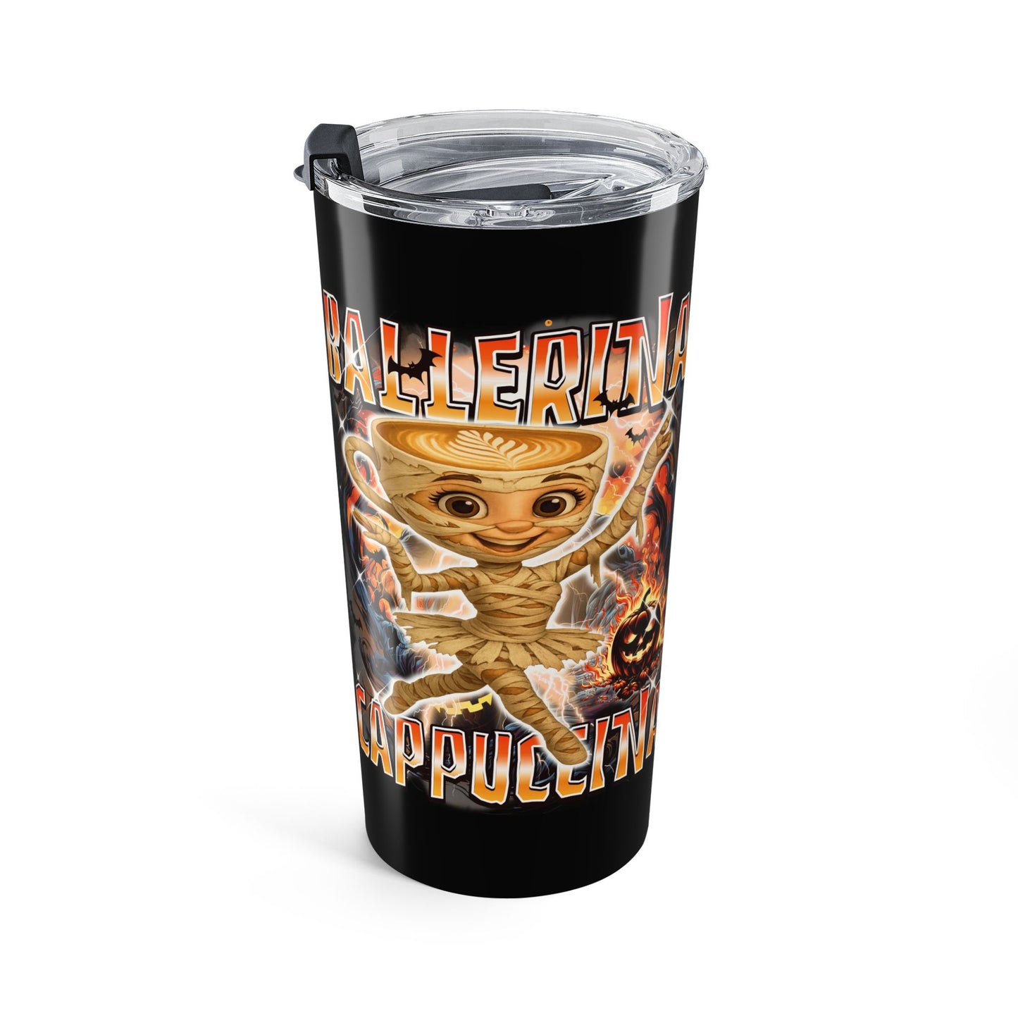 Ballerina Cappuccina Italian Brainrot Halloween T-Shirt Tumbler 20oz