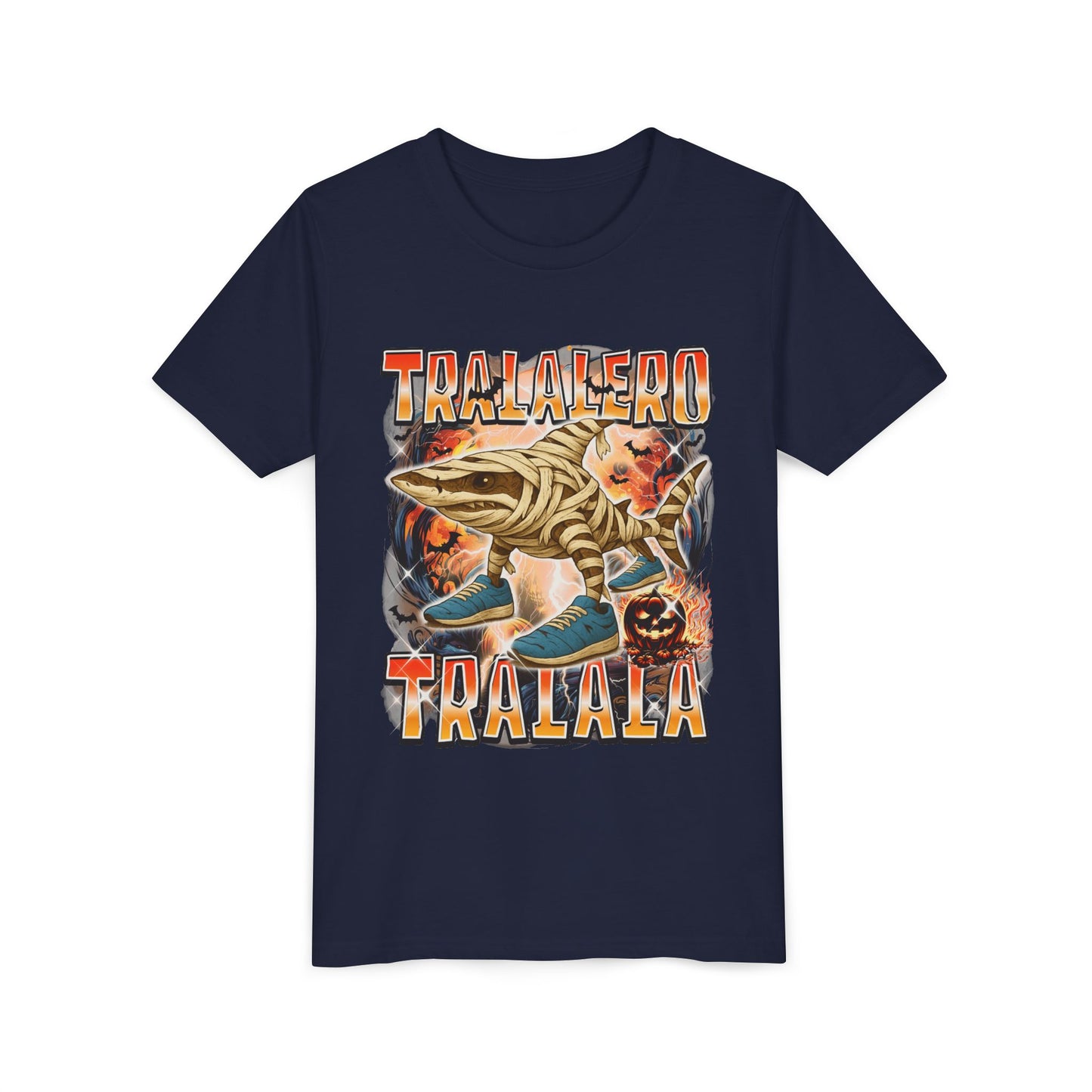 Tralalero Tralala Halloween Italian Brainrot T-Shirt