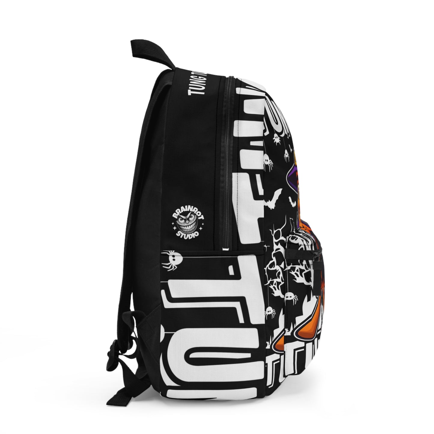 Tung Tung Tung Sahur Italian Brainrot Halloween Wizard School Backpack
