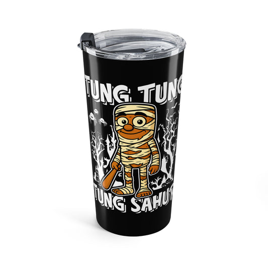 Tung Tung Tung Sahur Italian Brainrot Halloween Tumbler 20oz
