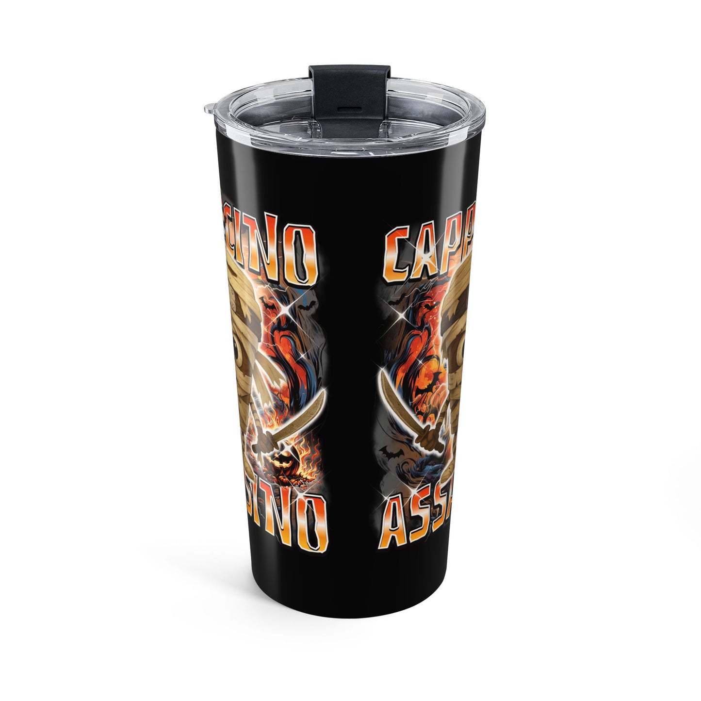 Cappuccino Assassino Halloween Italian Brainrot Tumbler 20oz