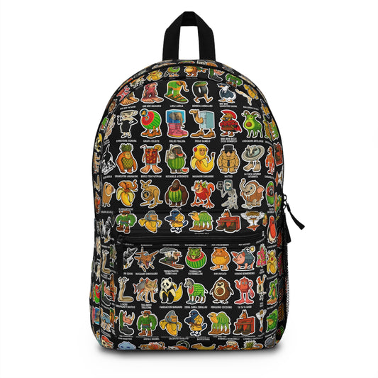 Italian Brainrot Character School Backpack