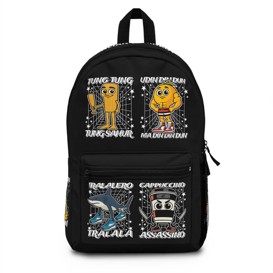 Italian Brainrot All Stars School Backpack