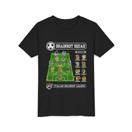 Italian Brainrot Team Soccer Starting Lineup T-Shirt