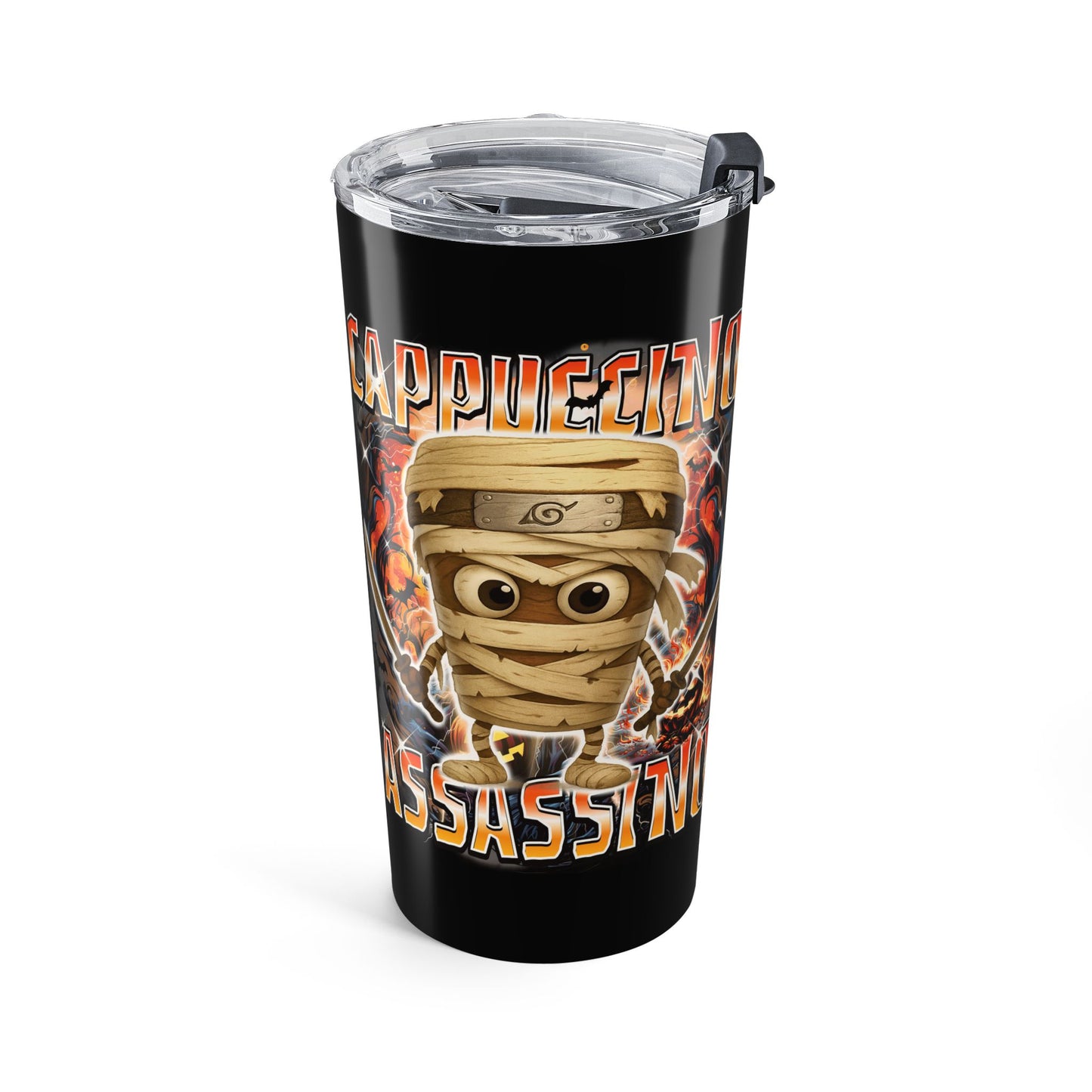 Cappuccino Assassino Halloween Italian Brainrot Tumbler 20oz