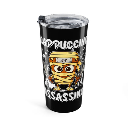 Cappuccino Assassino Italian Brainrot Halloween Tumbler 20oz