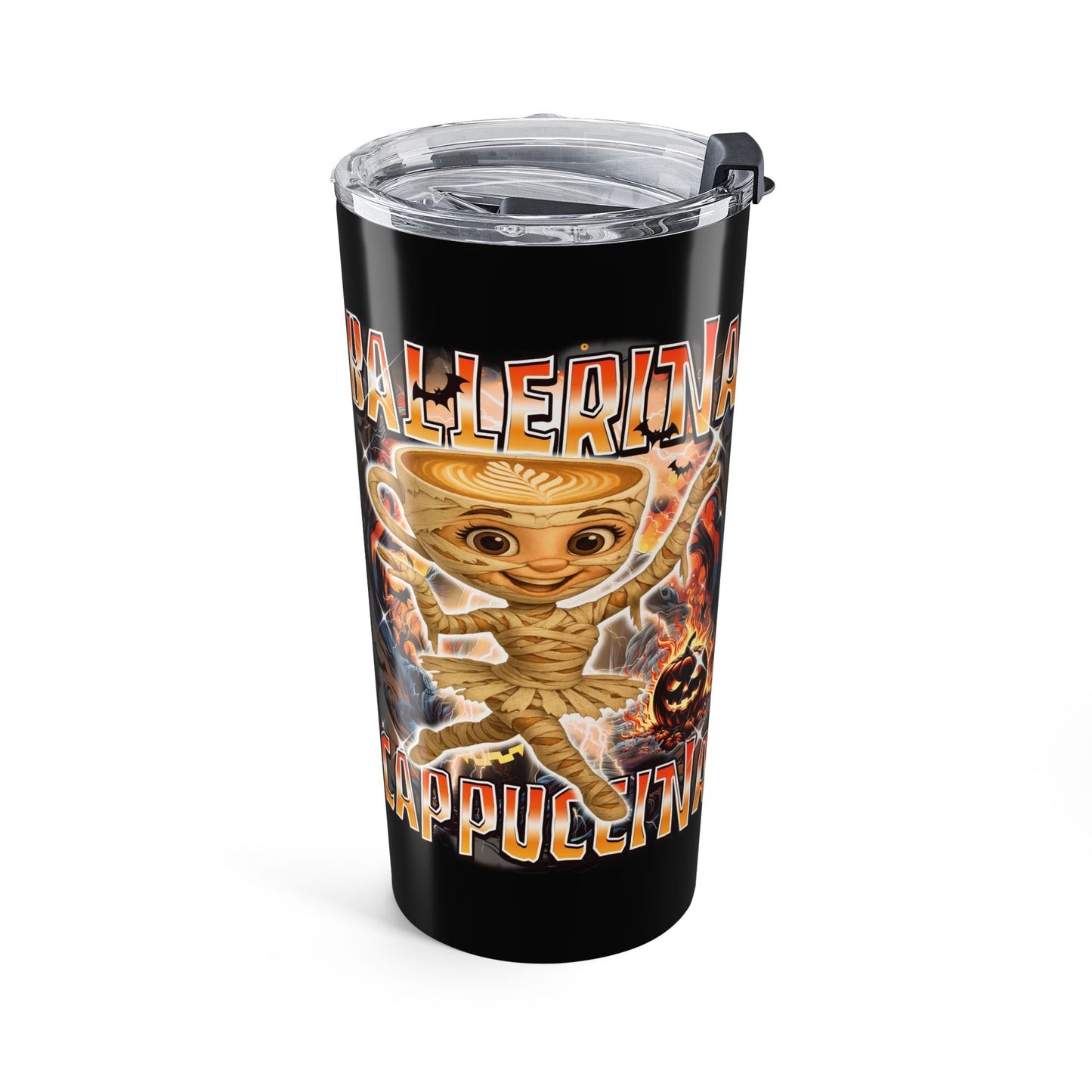 Ballerina Cappuccina Italian Brainrot Halloween T-Shirt Tumbler 20oz