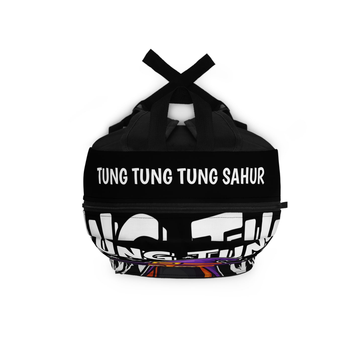 Tung Tung Tung Sahur Italian Brainrot Halloween Wizard School Backpack