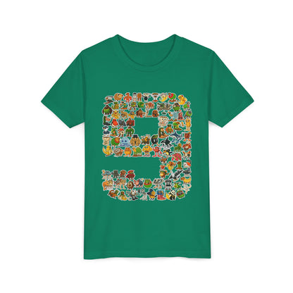 90 Italian Brainrot Characters 9th Birthday T-Shirt
