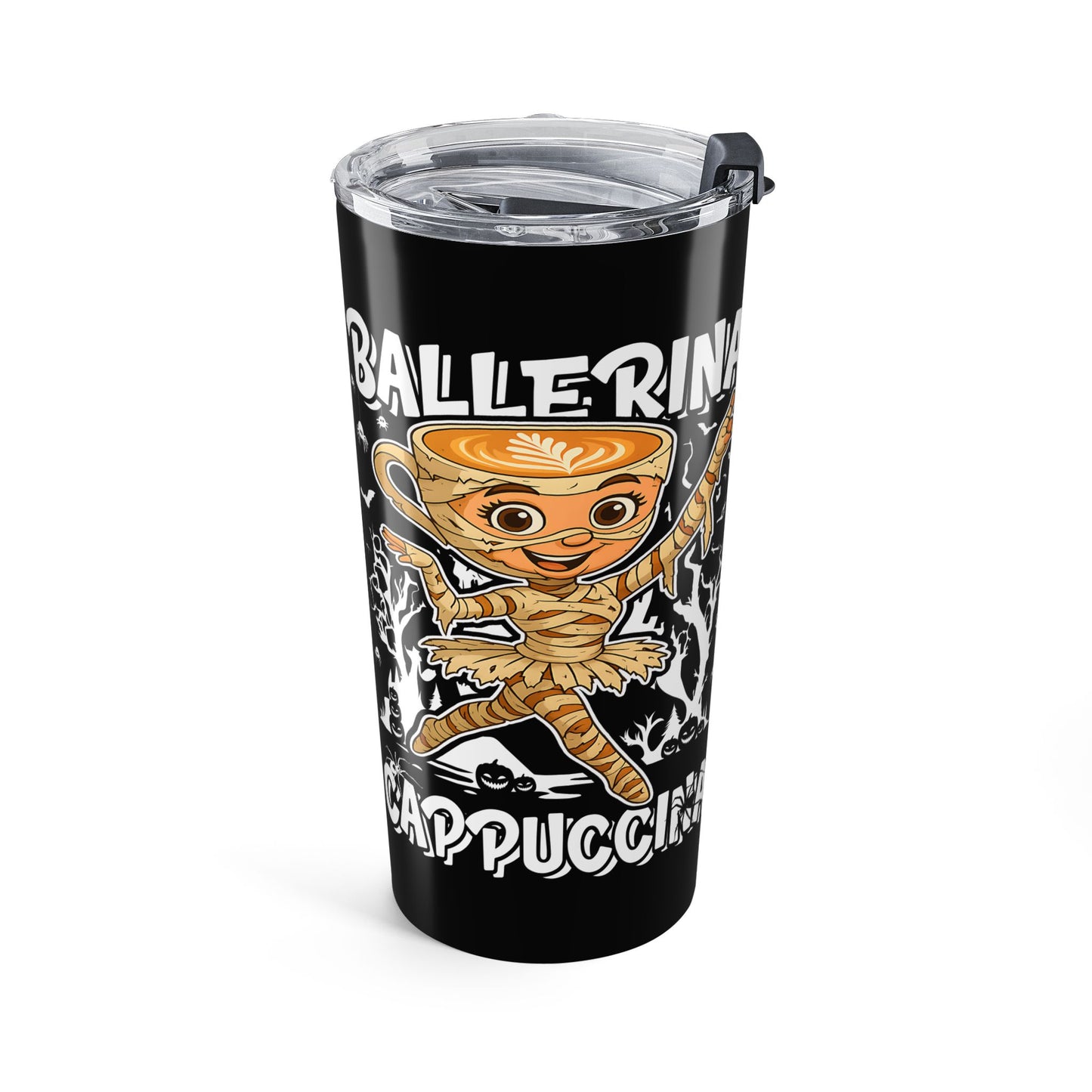 Ballerina Cappuccina Italian Brainrot Halloween Tumbler 20oz