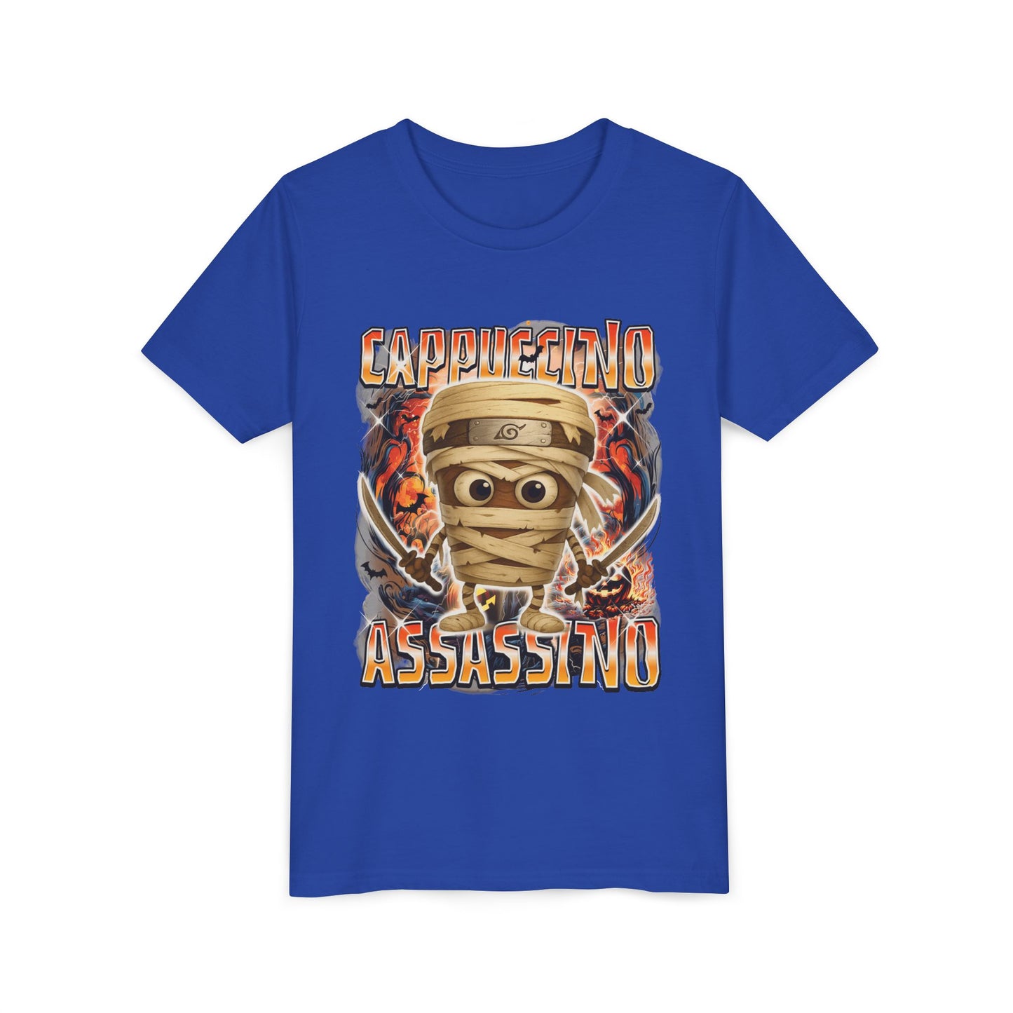 Cappuccino Assassino Halloween Italian Brainrot T-Shirt