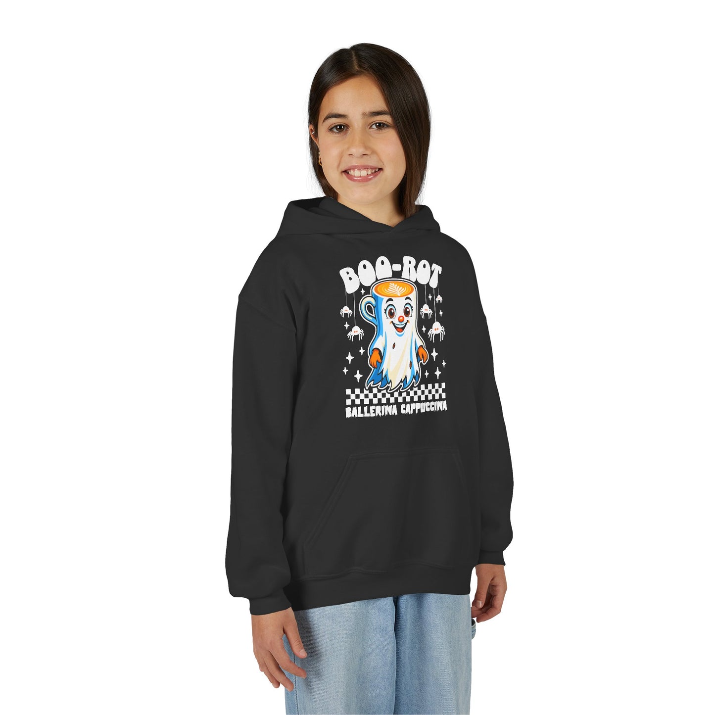 Ballerina Cappuccina Spooky Halloween Italian Brainrot Hoodie