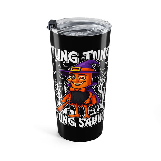 Tung Tung Tung Sahur Italian Brainrot Halloween Wizard Tumbler 20oz