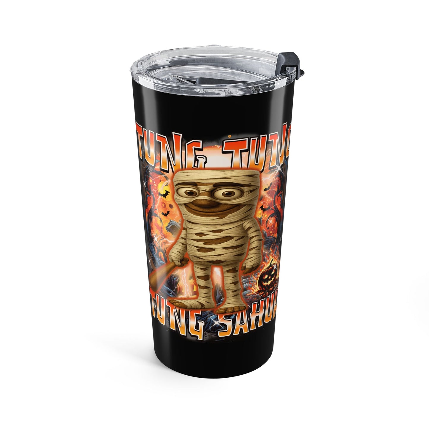 Tung Tung Tung Sahur Halloween Italian Brainrot Tumbler 20oz