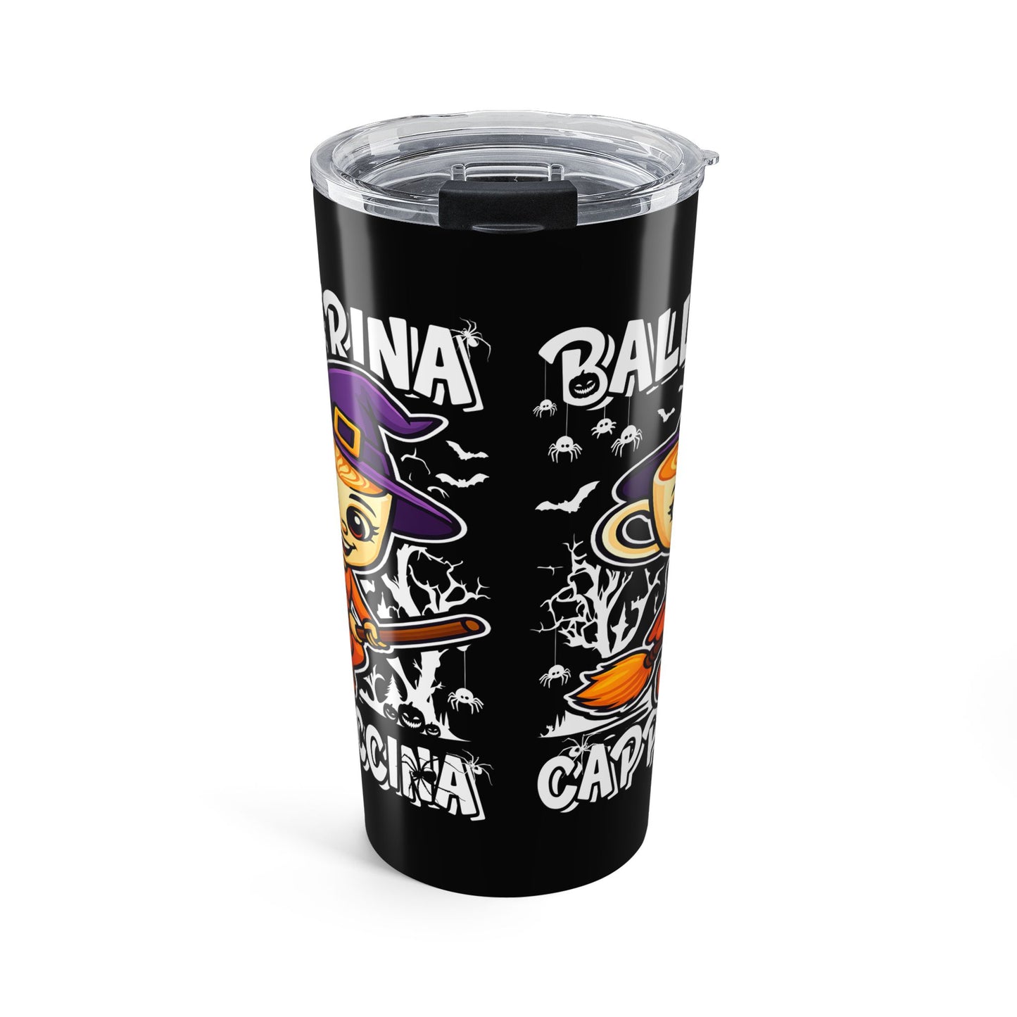 Ballerina Cappuccina Halloween Witch Italian Brainrot Tumbler 20oz