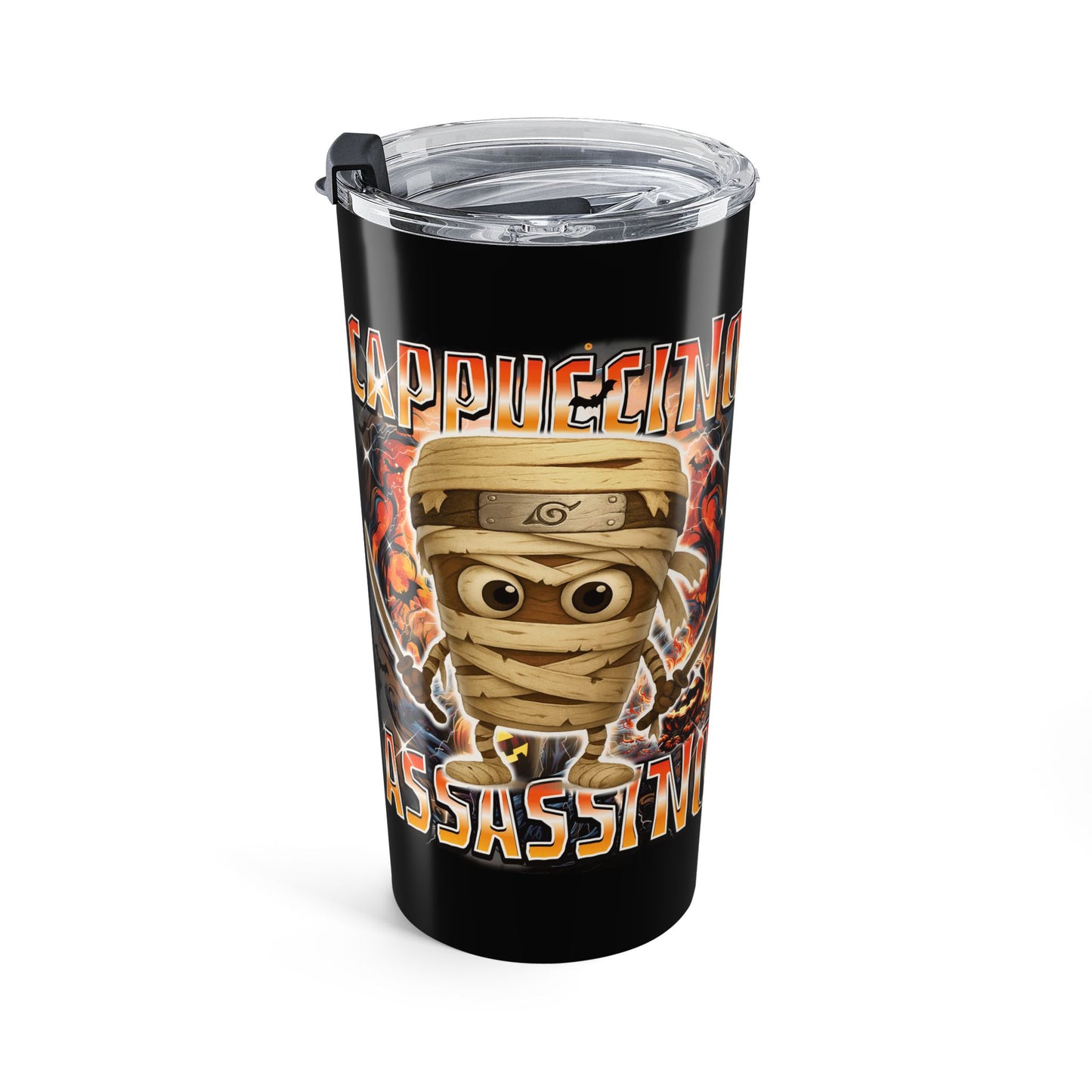 Cappuccino Assassino Halloween Italian Brainrot Tumbler 20oz