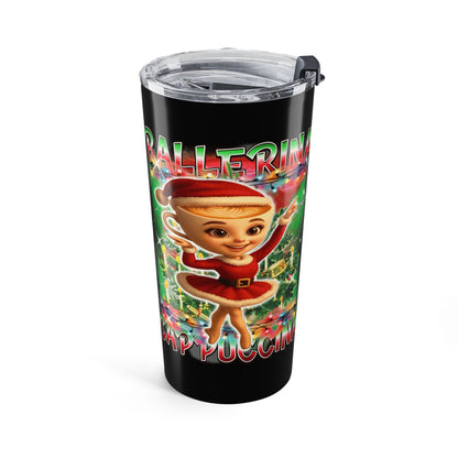 Ballerina Cappuccina Italian Brainrot Christmas Tumbler 20oz