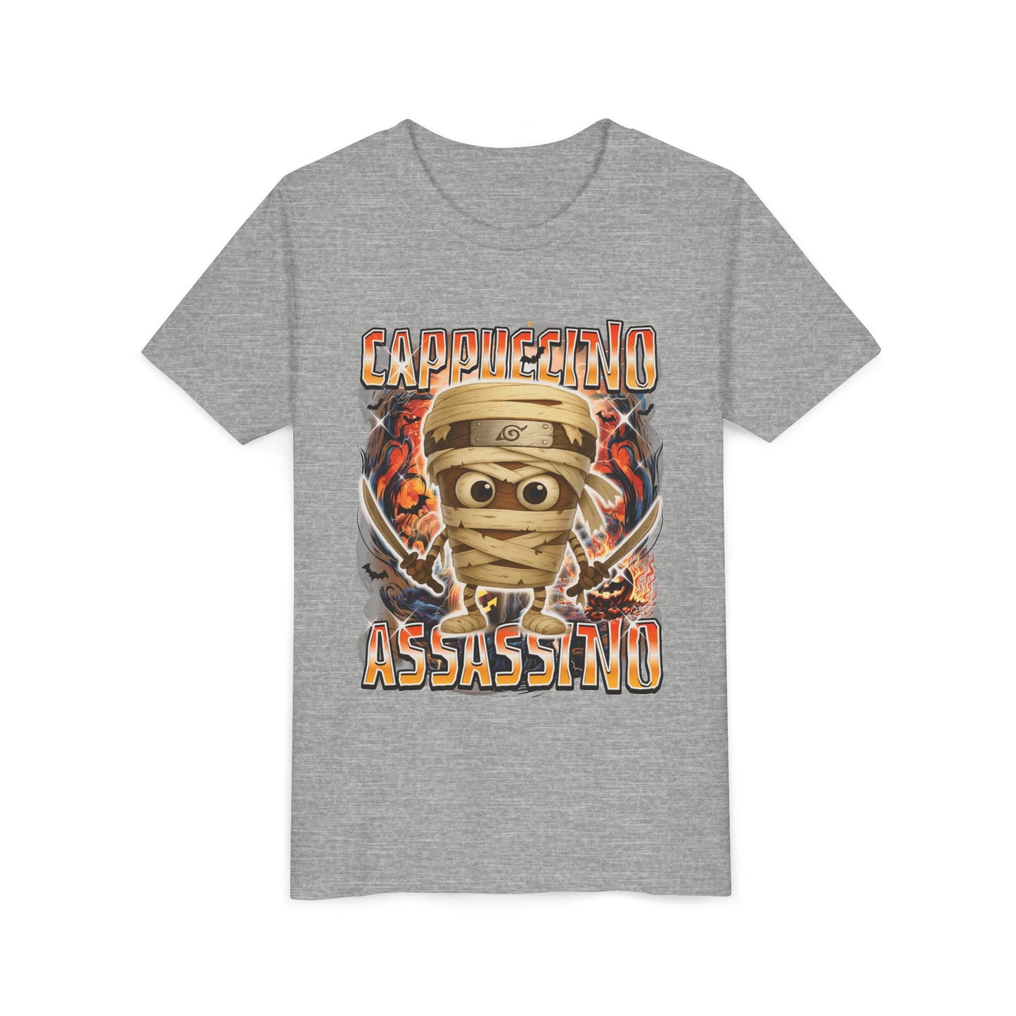 Cappuccino Assassino Halloween Italian Brainrot T-Shirt
