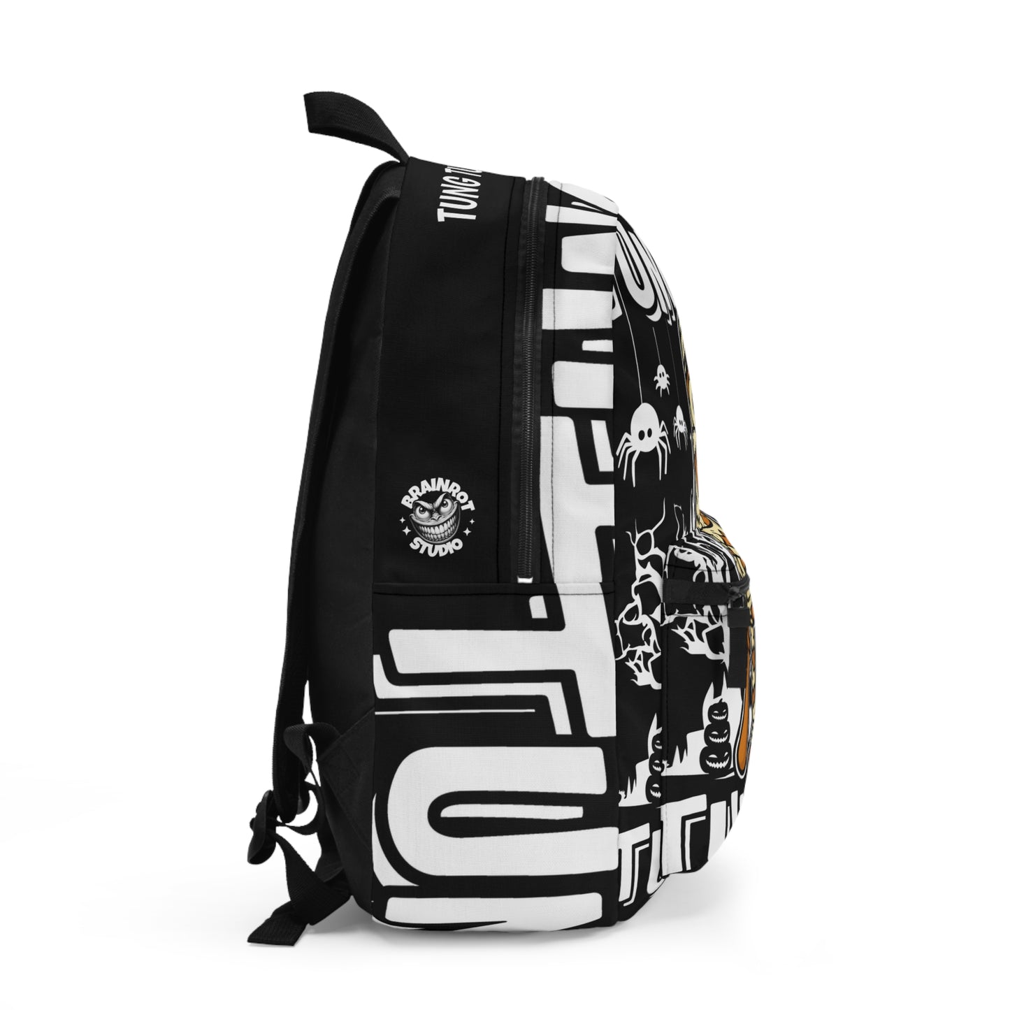 Tung Tung Tung Sahur Italian Brainrot Halloween School Backpack
