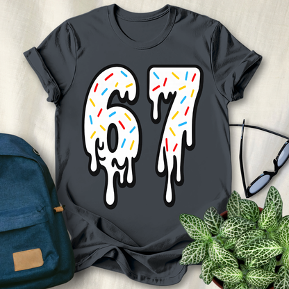 67 Viral Meme Ice Cream Drip T-Shirt