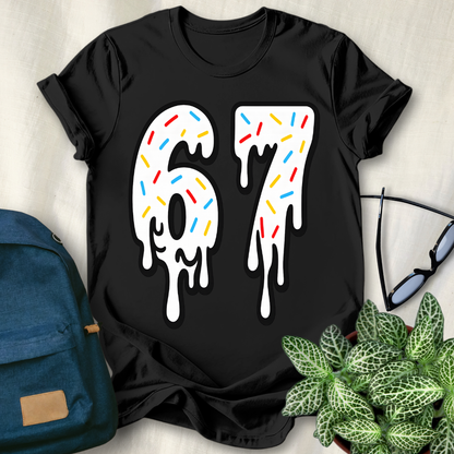 67 Viral Meme Ice Cream Drip T-Shirt