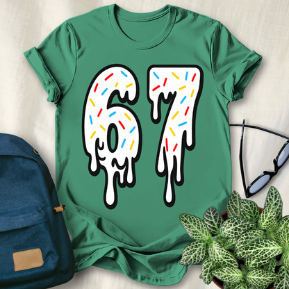 67 Viral Meme Ice Cream Drip T-Shirt