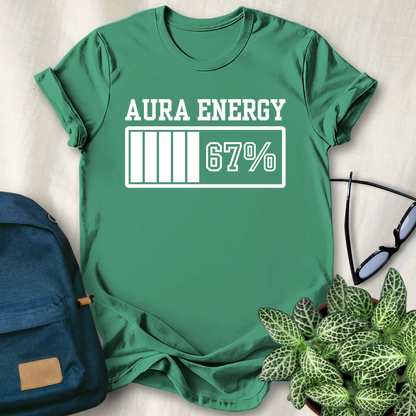 Aura Energy at 67 Funny Six Seven Meme T-Shirt