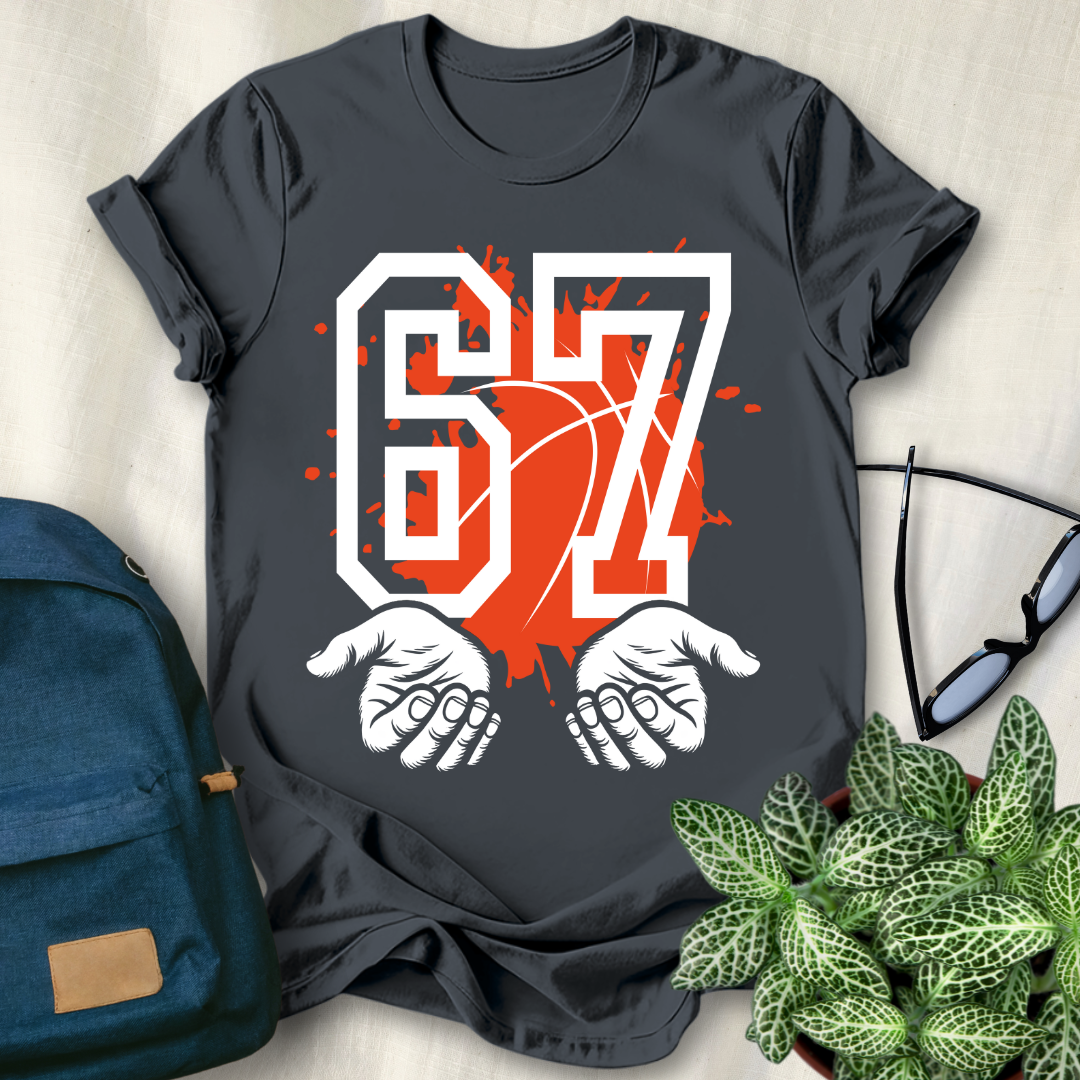 67 Meme Basketball T-Shirt