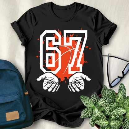 67 Meme Basketball T-Shirt