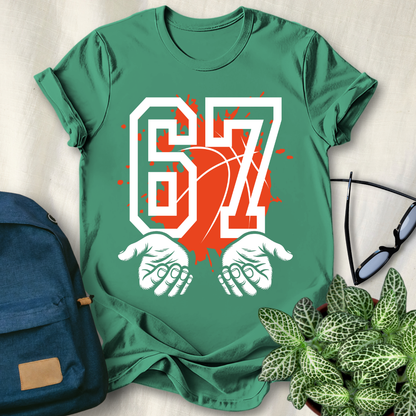 67 Meme Basketball T-Shirt