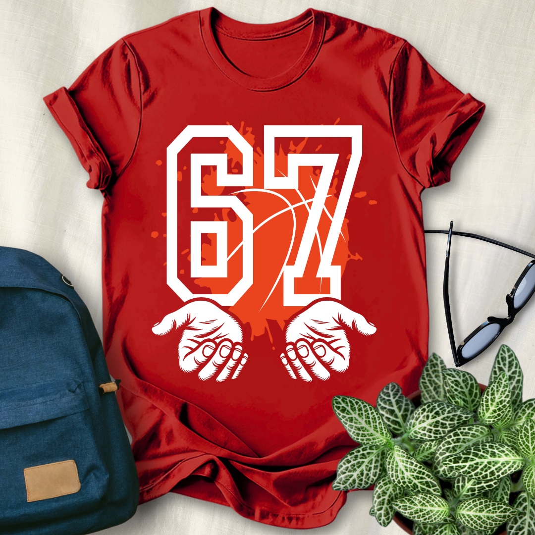 67 Meme Basketball T-Shirt