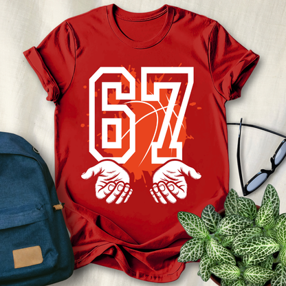 67 Meme Basketball T-Shirt