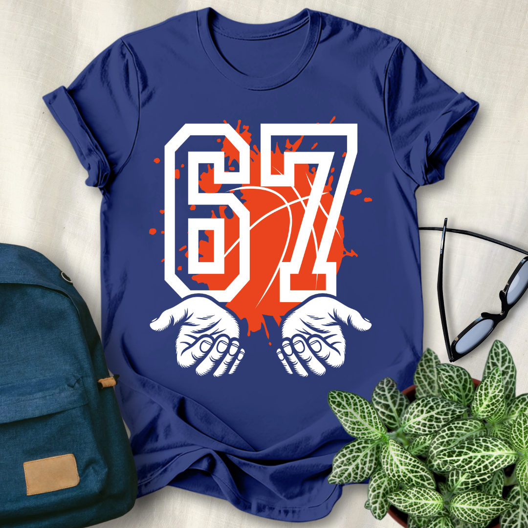 67 Meme Basketball T-Shirt