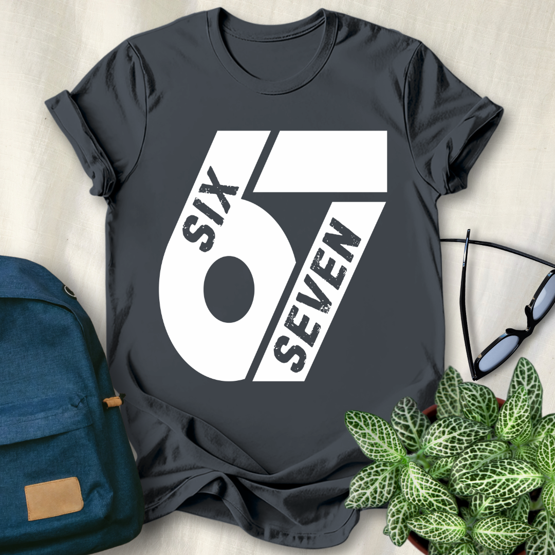 67 Meme Six Seven Funny Number T-Shirt