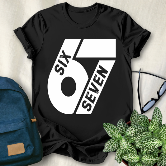 67 Meme Six Seven Funny Number T-Shirt