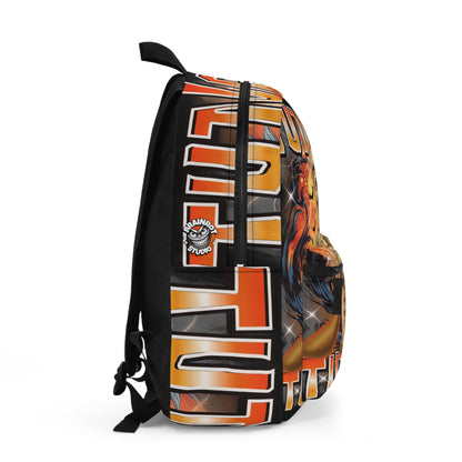 Tung Tung Tung Sahur Halloween Italian Brainrot School Backpack