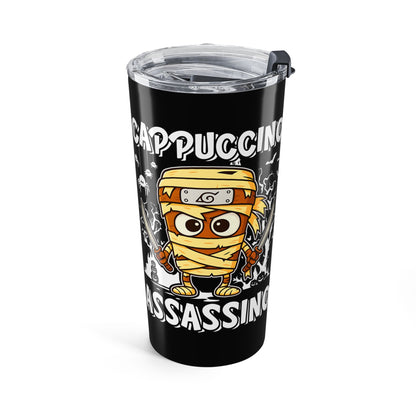 Cappuccino Assassino Italian Brainrot Halloween Tumbler 20oz