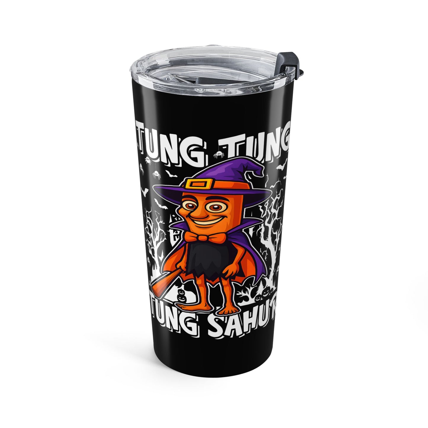 Tung Tung Tung Sahur Italian Brainrot Halloween Wizard Tumbler 20oz