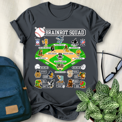 Italian Brainrot Baseball Starting Lineup T-Shirt