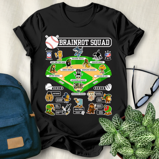 Italian Brainrot Baseball Starting Lineup T-Shirt