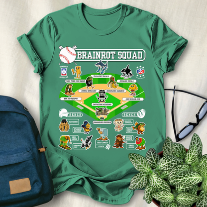Italian Brainrot Baseball Starting Lineup T-Shirt