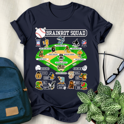 Italian Brainrot Baseball Starting Lineup T-Shirt