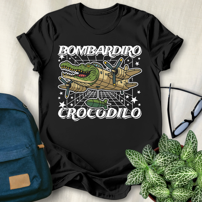 Bombardiro Crocodilo Italian Brainrot T-Shirt