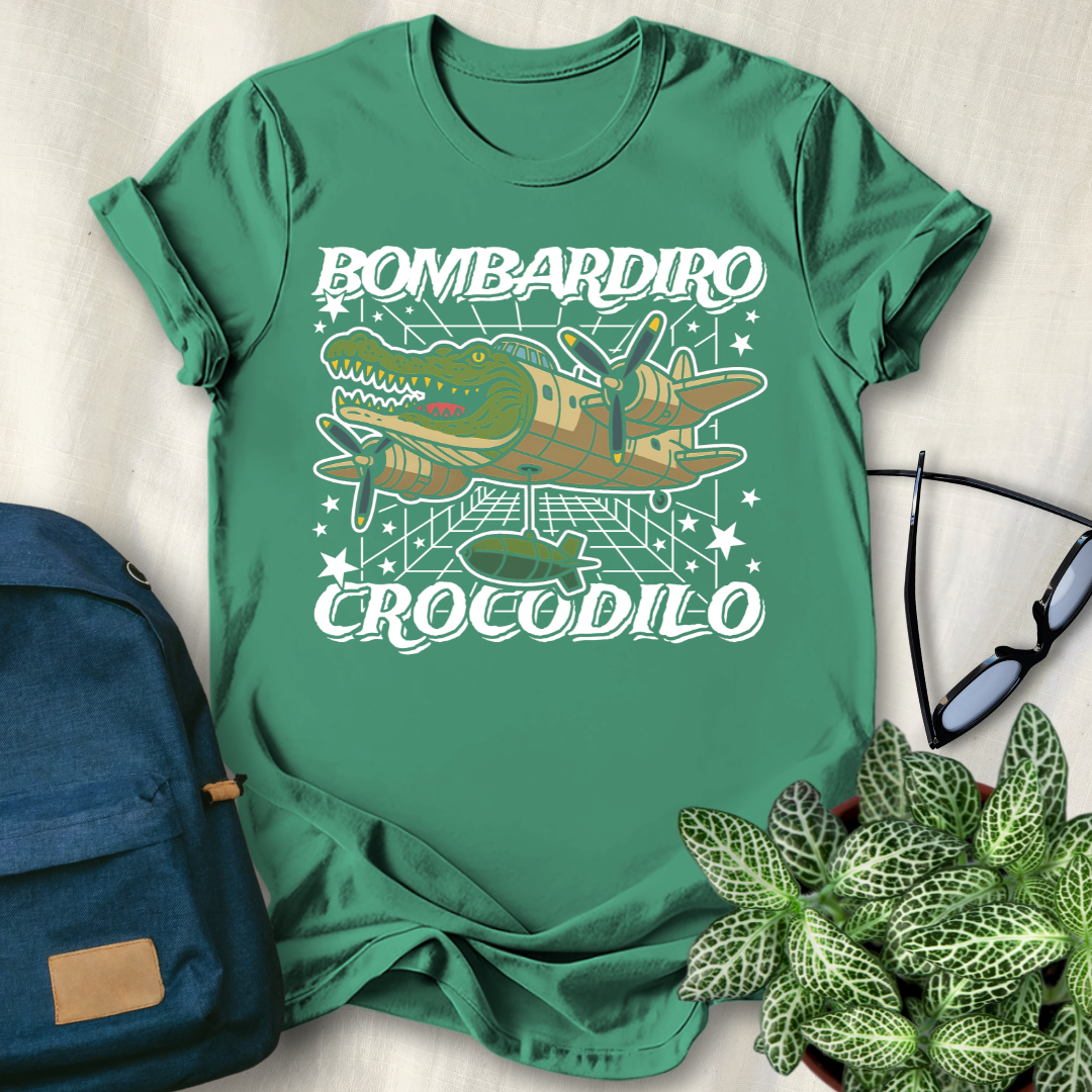 Bombardiro Crocodilo Italian Brainrot T-Shirt