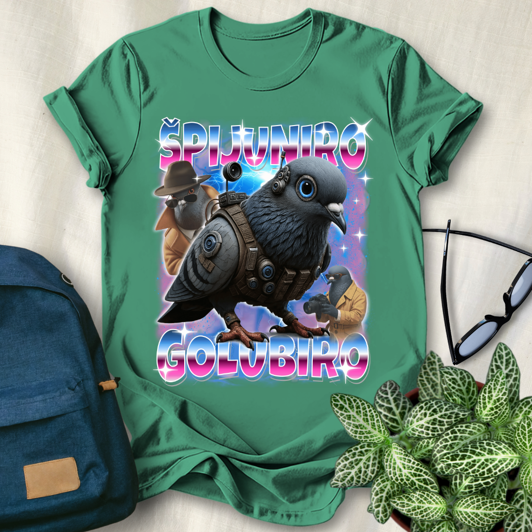 Spijuniro Golubiro Italian Brainrot T-Shirt
