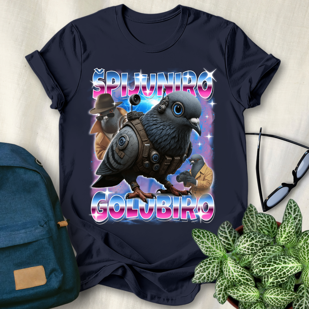 Spijuniro Golubiro Italian Brainrot T-Shirt