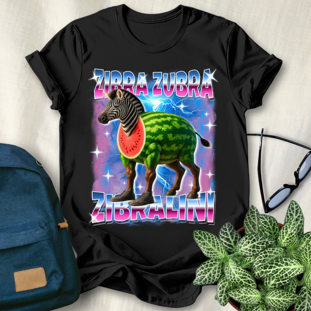 Zibra Zubra Zibralini Italian Brainrot T-Shirt