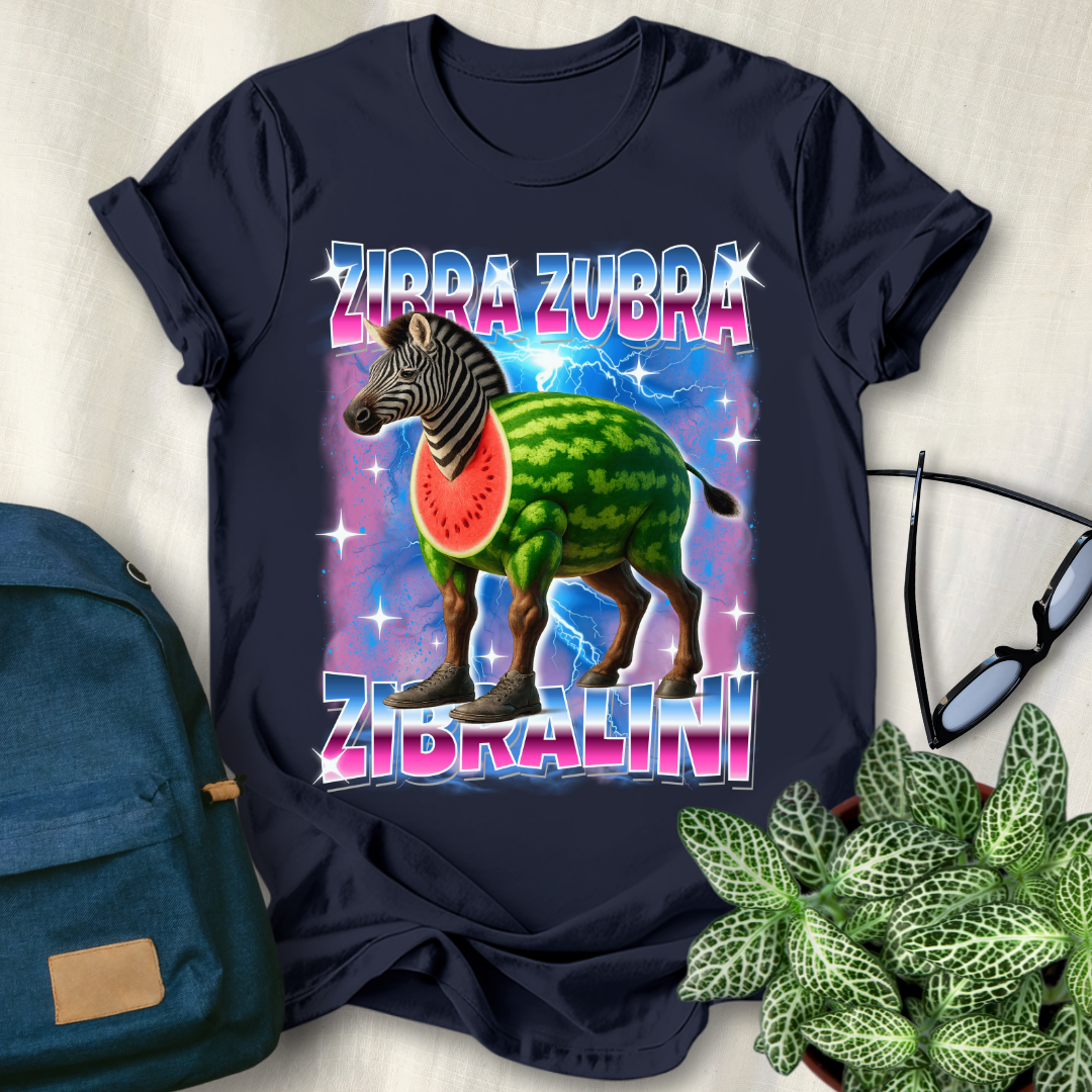 Zibra Zubra Zibralini Italian Brainrot T-Shirt