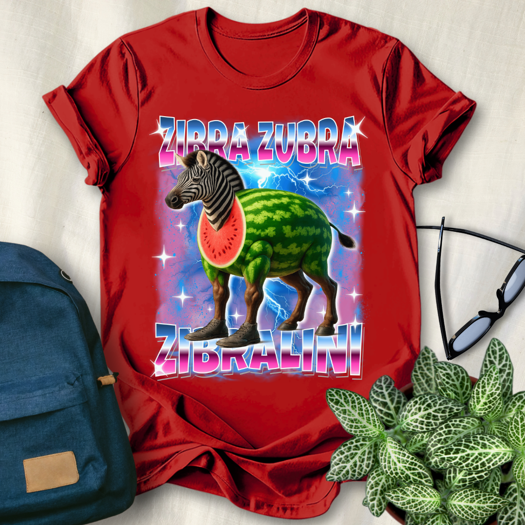 Zibra Zubra Zibralini Italian Brainrot T-Shirt