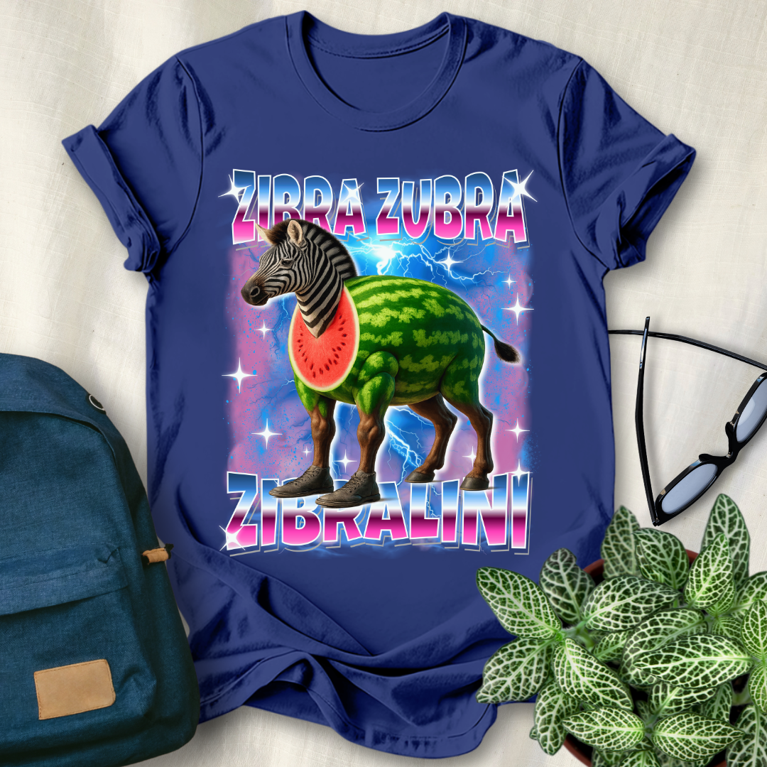 Zibra Zubra Zibralini Italian Brainrot T-Shirt
